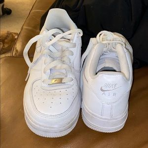 White Air Force ones